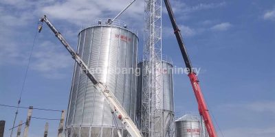 corn grain silo installation process